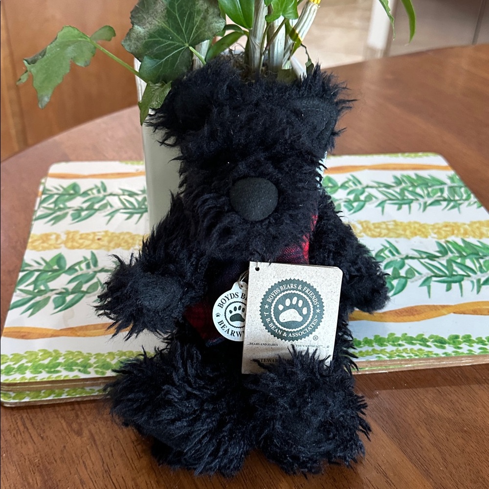 Vintage Boyds Bears Scotty Dog Scottish Terrier STEWART MACGREGOR 91400 Plush